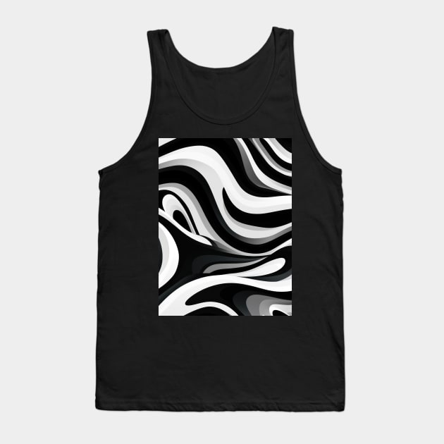 Zebra Mirage Tank Top by star trek fanart and more